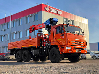 Бортовой КАМАЗ 43118 с КМУ KANGLIM KS2057H (дв. Cummins,  сп/место)_0